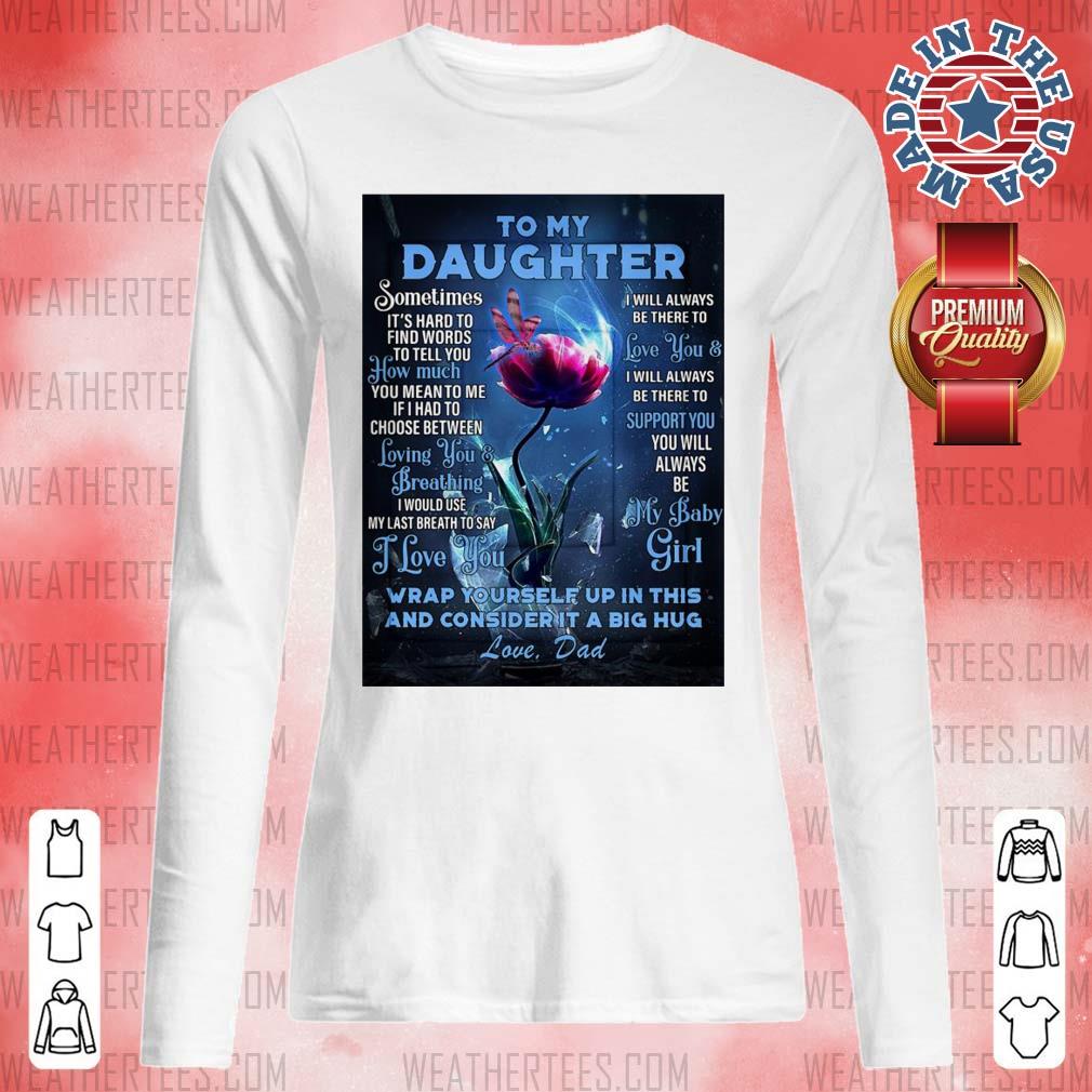 Lovely Dragonfly Flowers Daughter 2 Shirt - Image 3