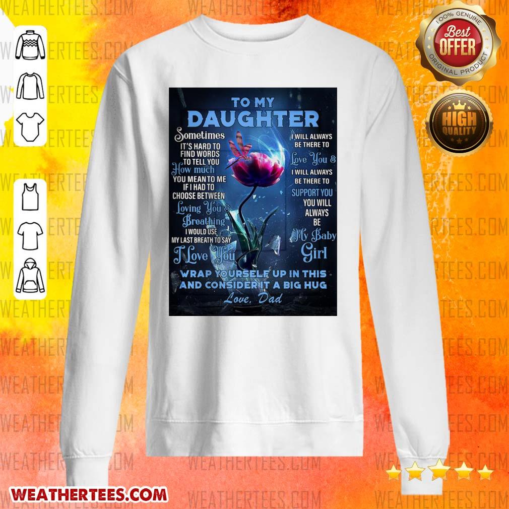Lovely Dragonfly Flowers Daughter 2 Shirt - Image 2