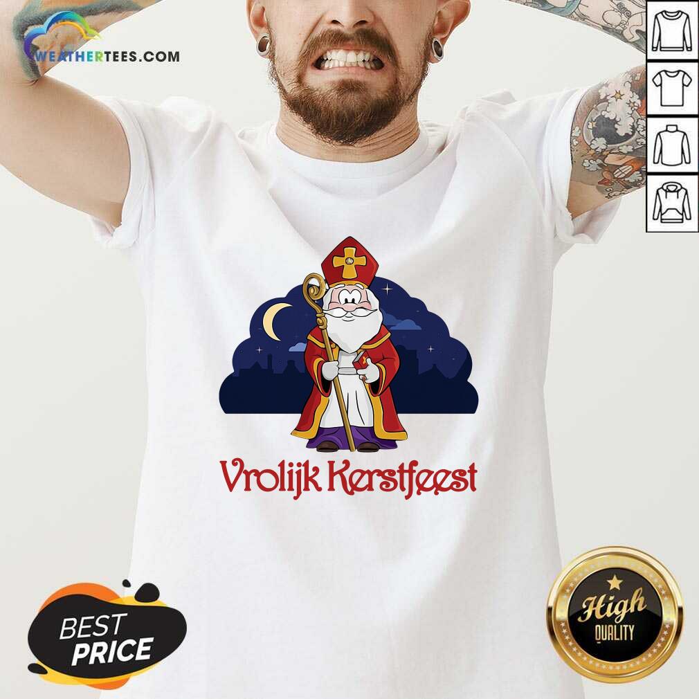 Lovely Dutch Vrolijk Kerstfeest Shirt - Image 3