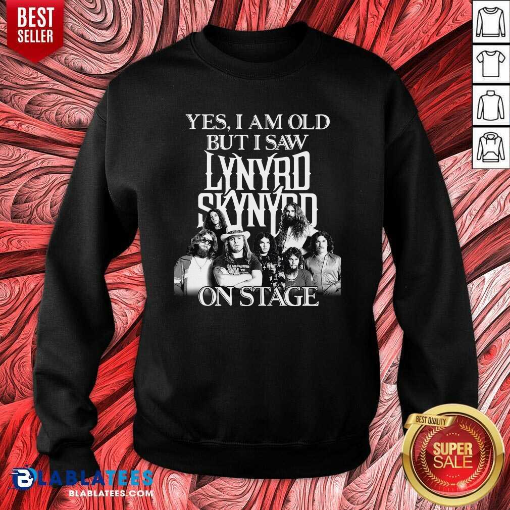 Lovely The Lynyrd Skynyrd Yes I'm Old But I Saw On Stage 2021 Shirt - Image 4