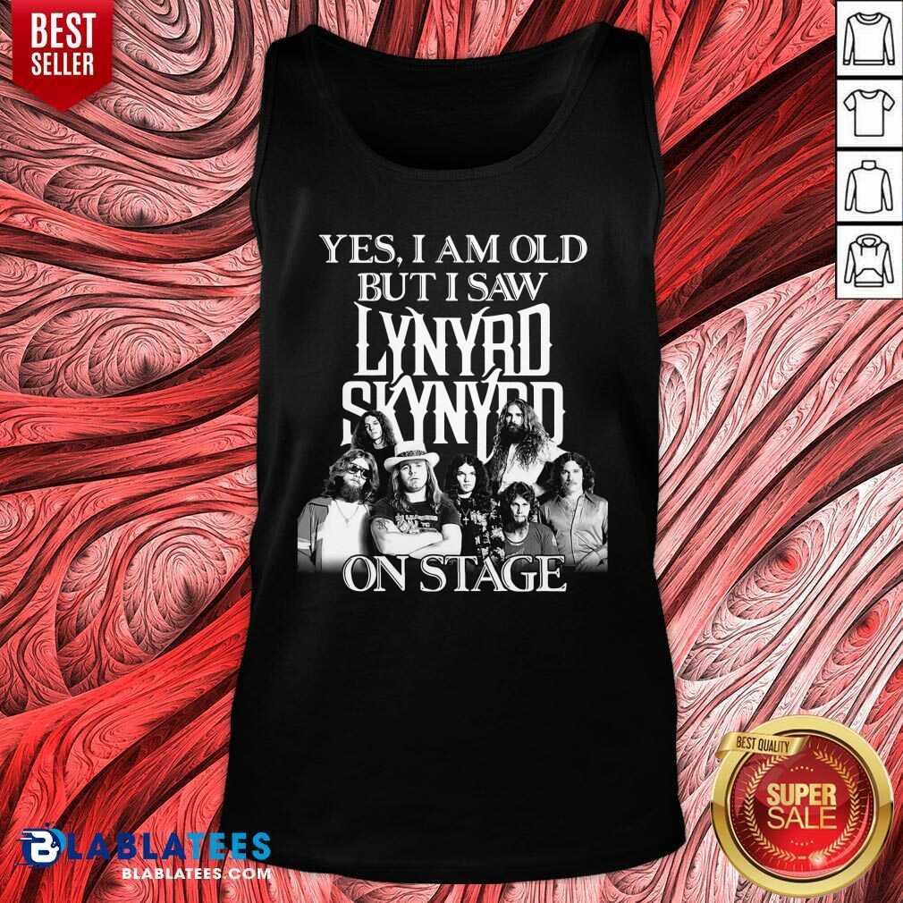 Lovely The Lynyrd Skynyrd Yes I'm Old But I Saw On Stage 2021 Shirt - Image 3