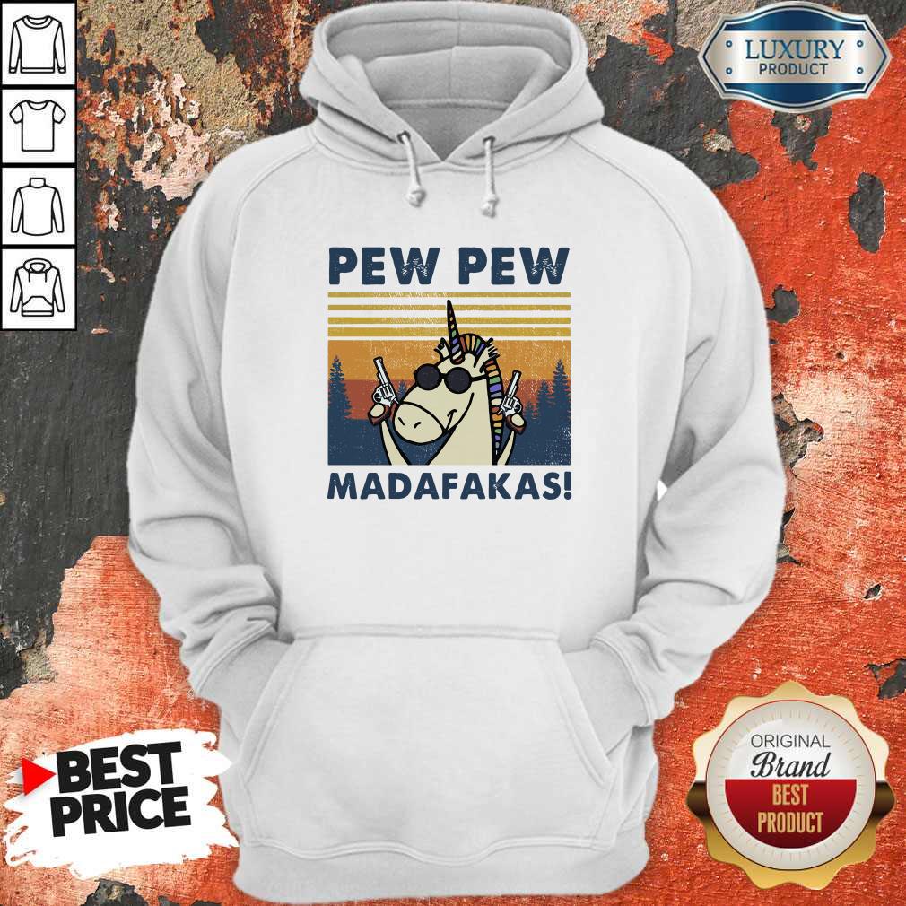 Lovely Unicorn Pew Pew Madafakas Vintage Shirt - Image 5