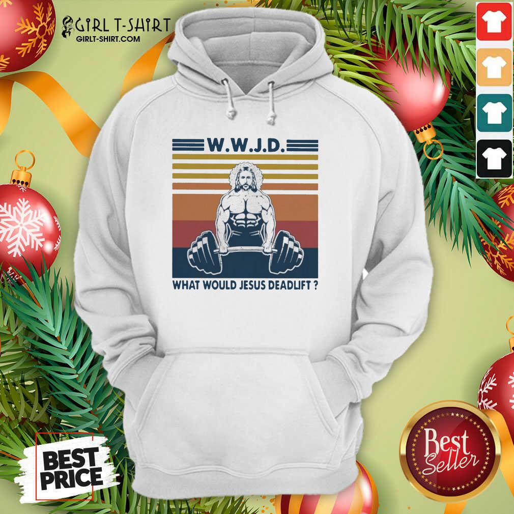 Lovely Wwjd What Would Jesus Deadlift Vintage Shirt - Image 2