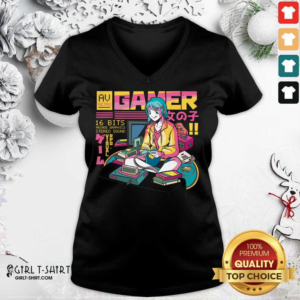 Lovely Yes Im A Gamer Girl Try To Keep Shirt - Image 2