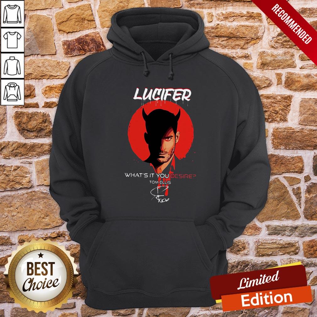 Lucifer What’s It You Desire Tom Ellis Signature Shirt - Image 5