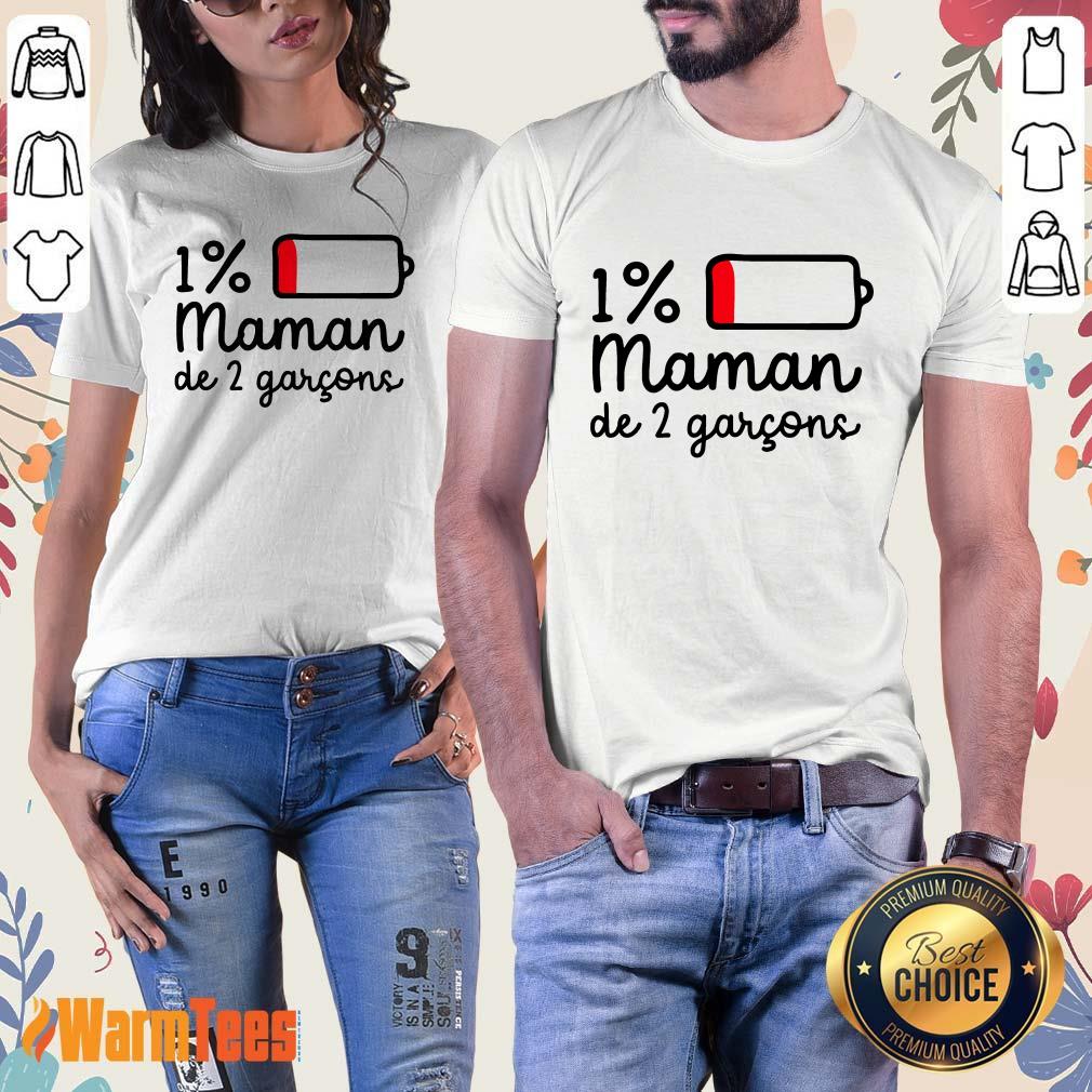Maman De 2 Garçons Shirt - Image 3