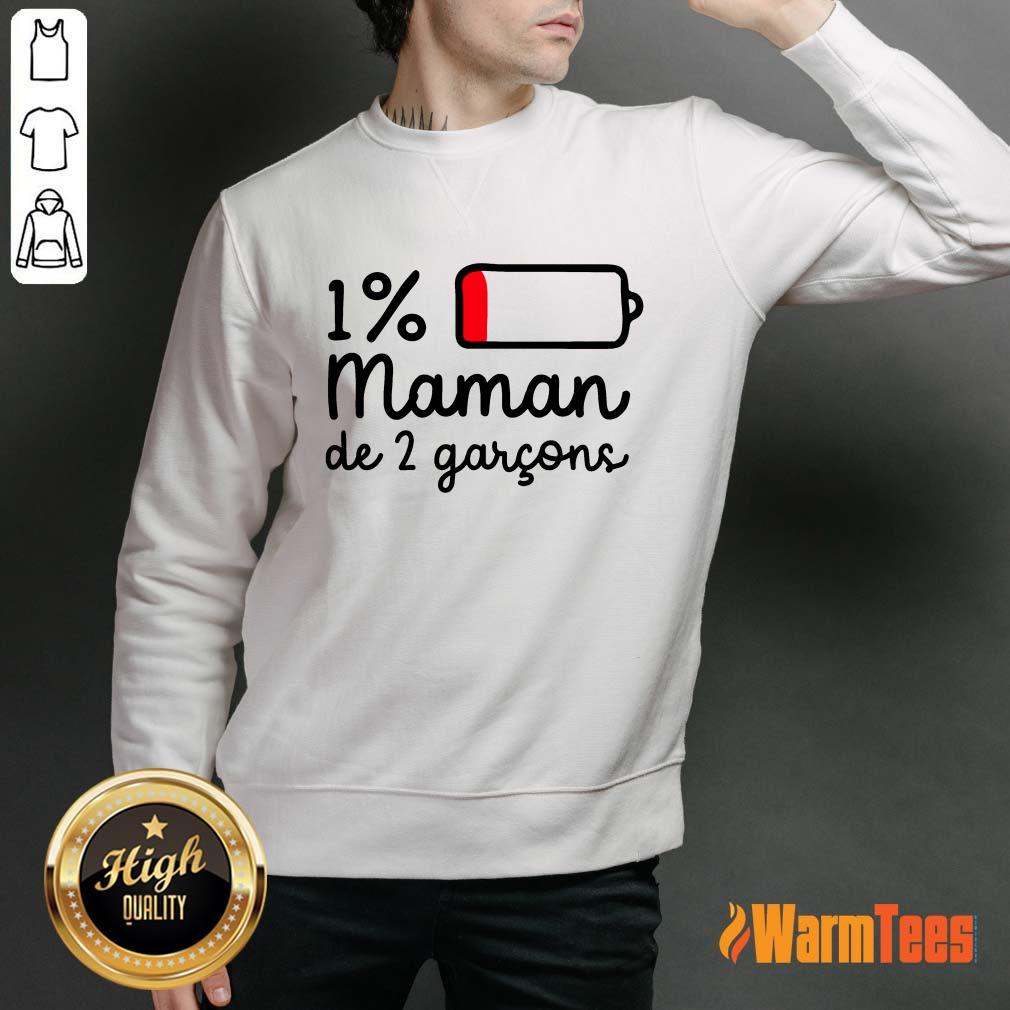 Maman De 2 Garçons Shirt - Image 2