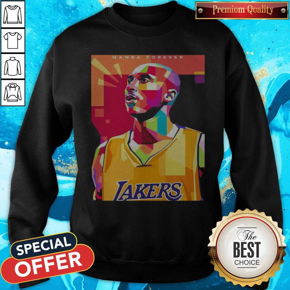 Mamba Forever Kobe Bryant Los Angeles Lakers Basketball Art Shirt - Image 2