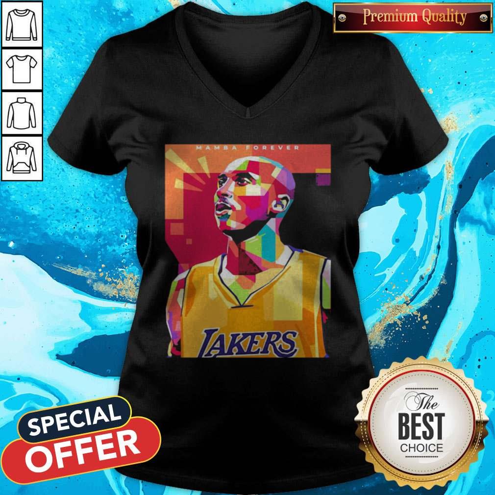 Mamba Forever Kobe Bryant Los Angeles Lakers Basketball Art Shirt - Image 4