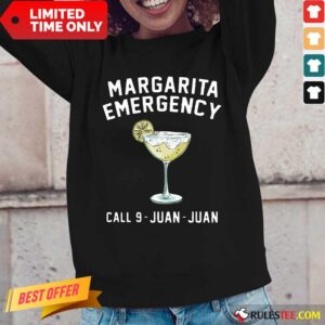 Alternative view of Margarita Emergency Call 9 Juan Juan Shirt