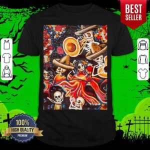 Mariachis From Inferno Day Of Dead Halloween Shirt