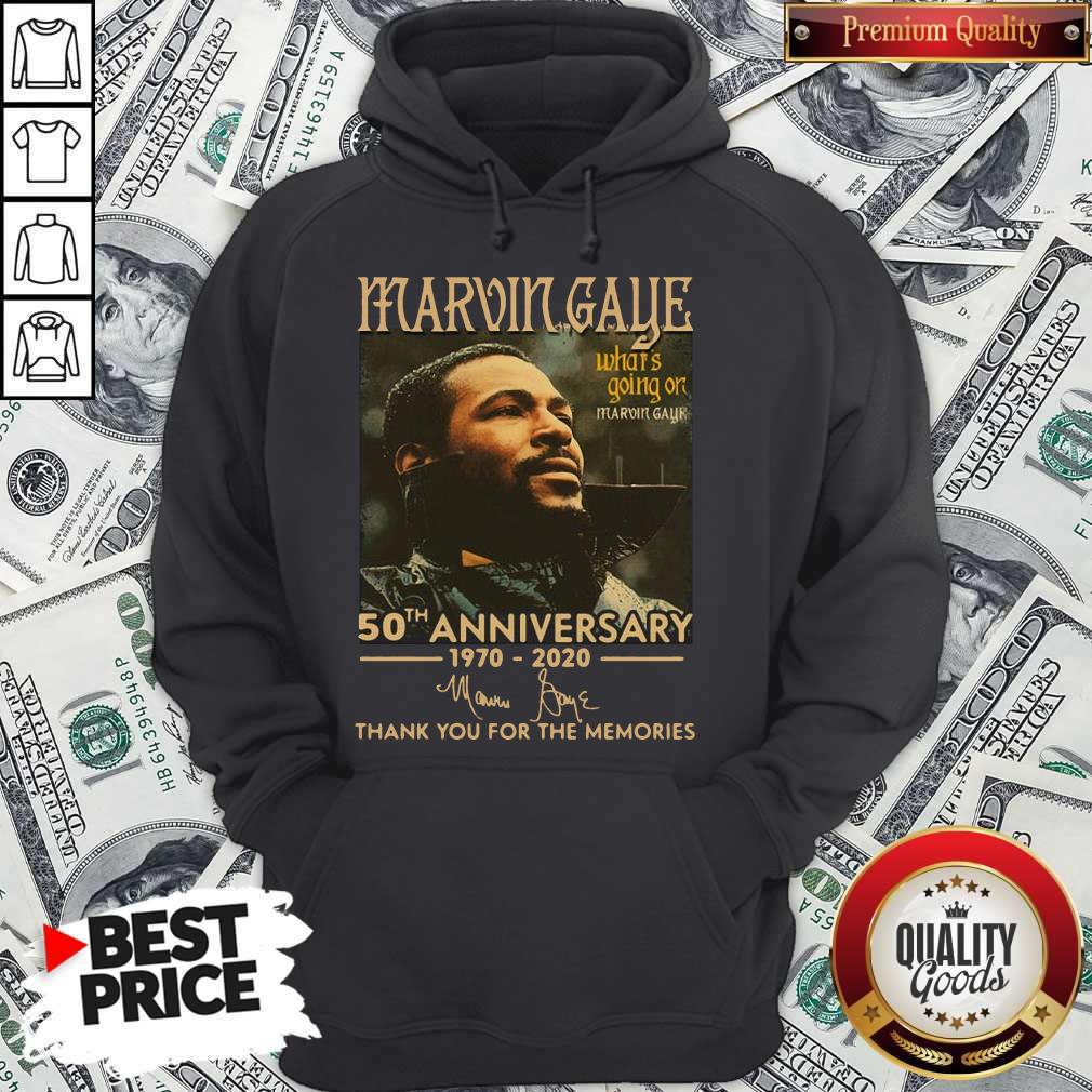 Marvin Gaye What’s Going On 50th Anniversary 1970 2020 Thank You For The Memories Signature Shirt - Image 5