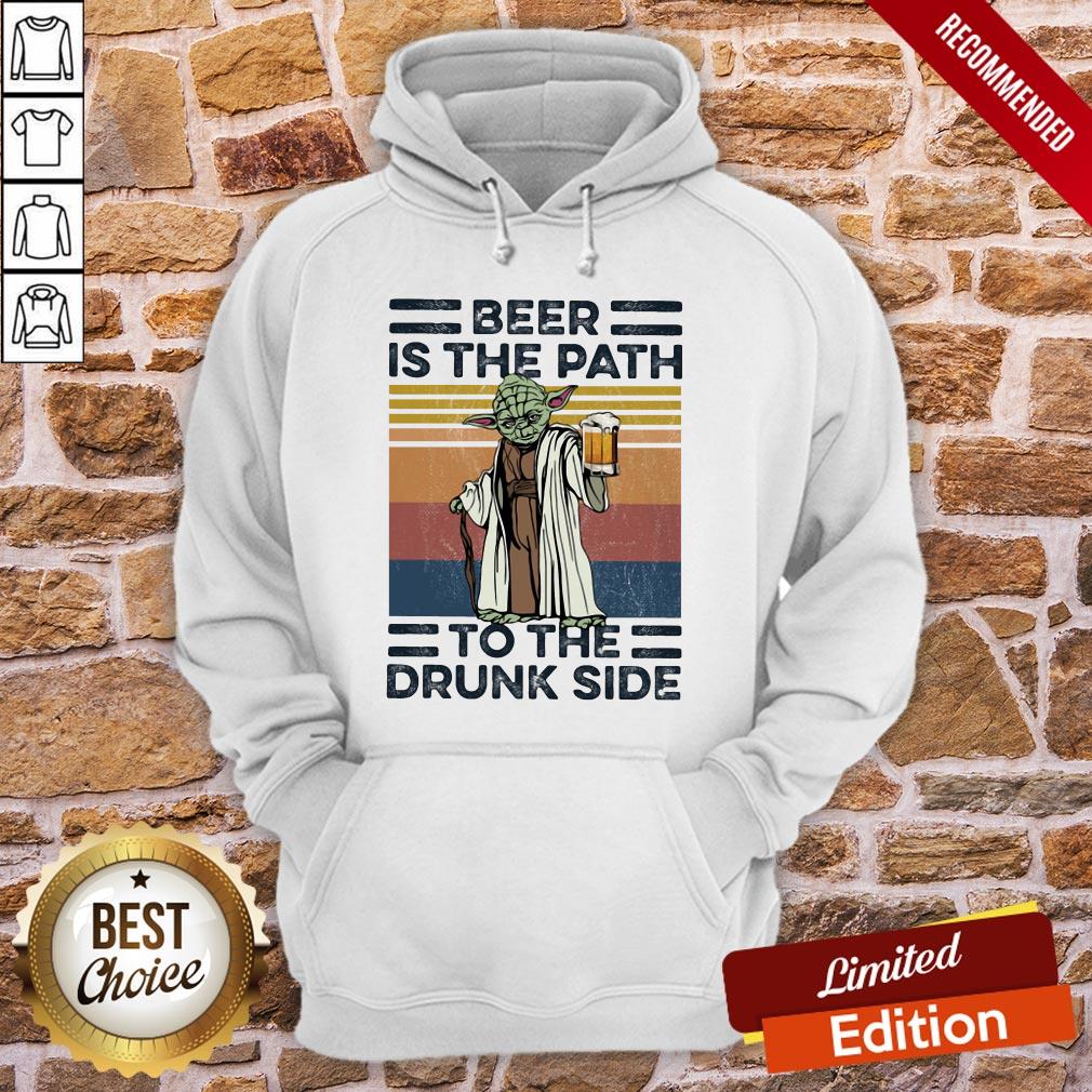 Master Yoda Beer Is The Path To The Drunk Side Vintage Shirt - Image 5