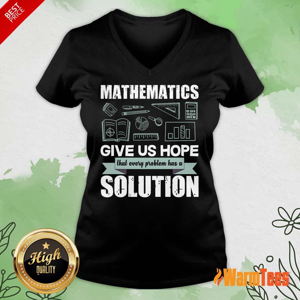 Mathematics Give Us Hope Solution Shirt - Image 5