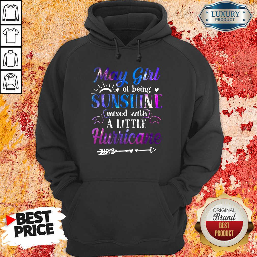 May Girl Sunshine A Little Hurricane Shirt - Image 4