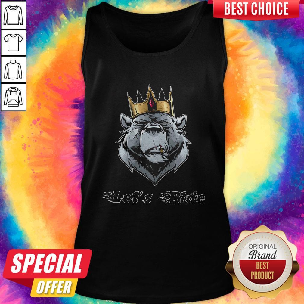 Maybe Lets Ride The King Bea Shirt - Image 3