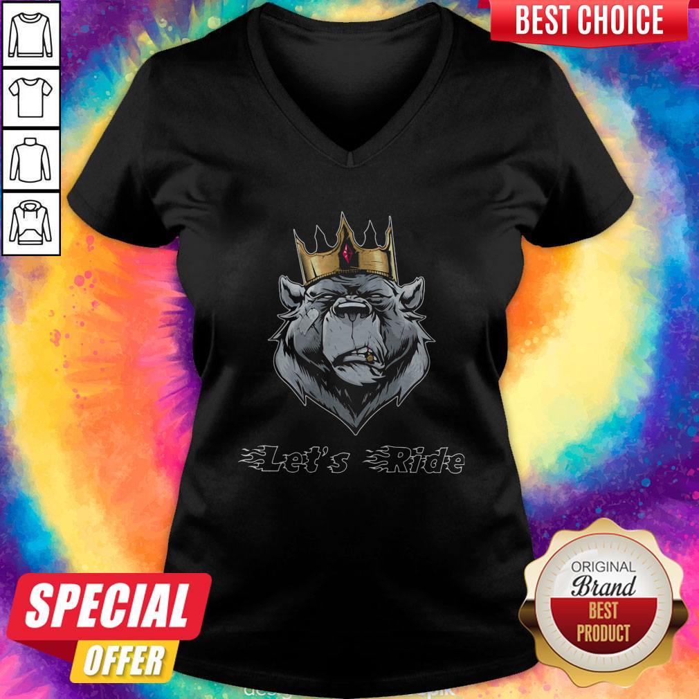Maybe Lets Ride The King Bea Shirt - Image 2