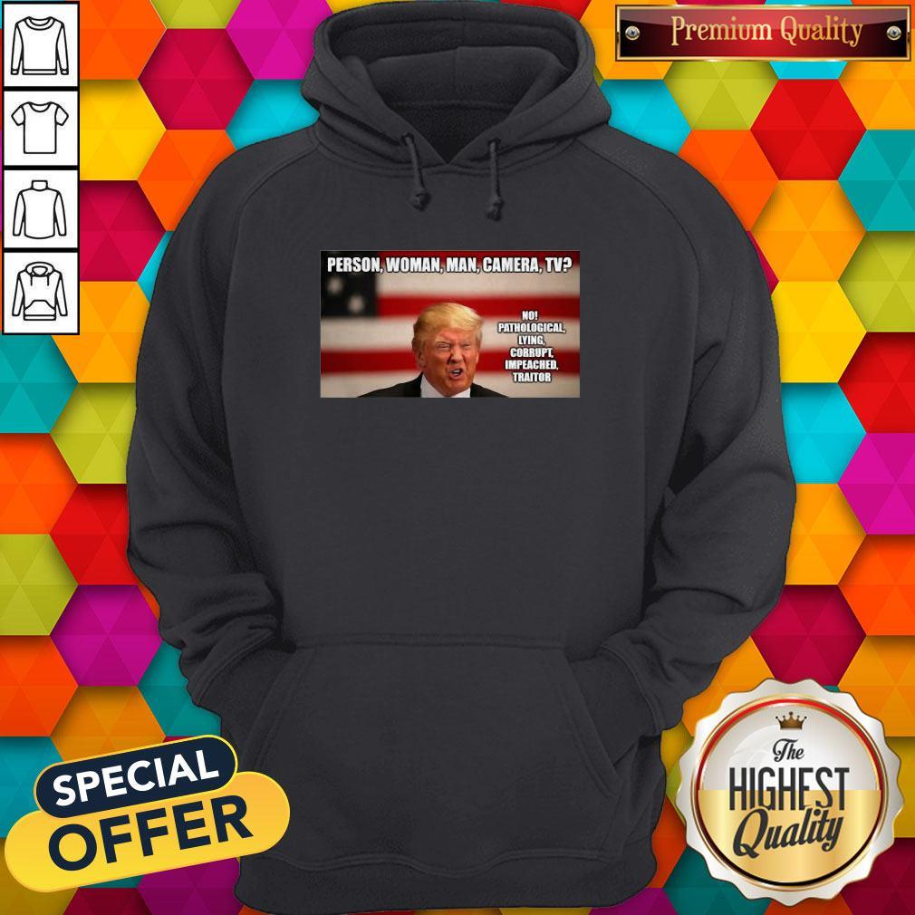 Maybe Person Woman Man Camera TV Posters Shirt - Image 5