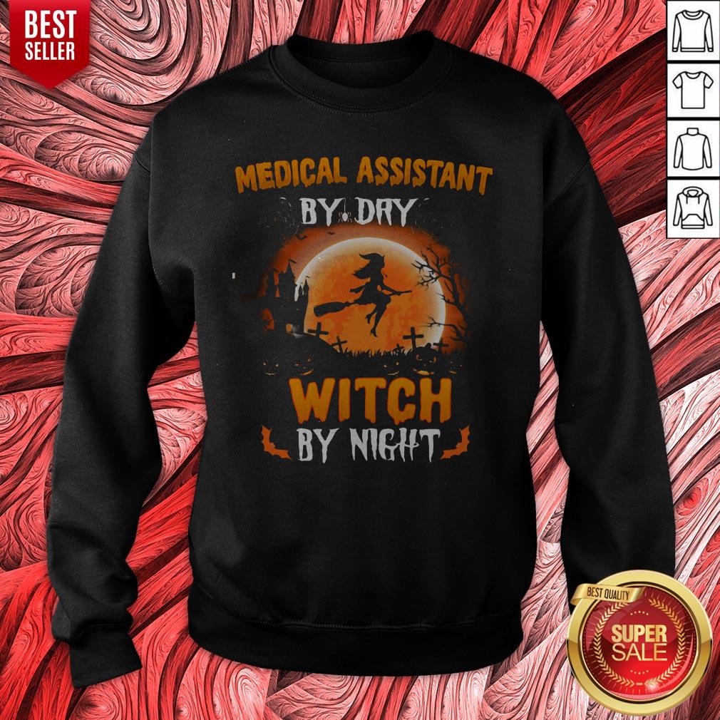 Medical Assistant By Dry Witch By Night Halloween Shirt - Image 2