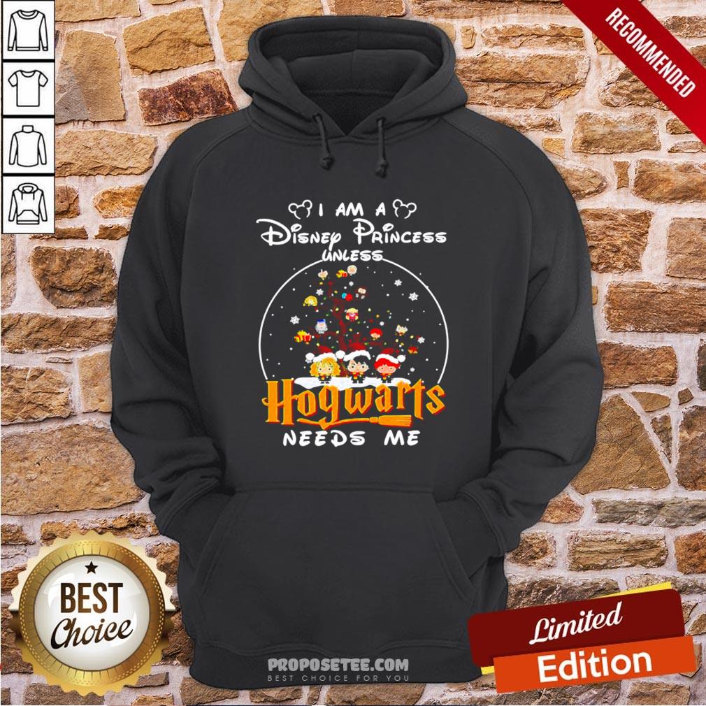 Merry Christmas I Am A Disney Princess Unless Hogwarts Needs Me Harry Potter Shirt - Image 5
