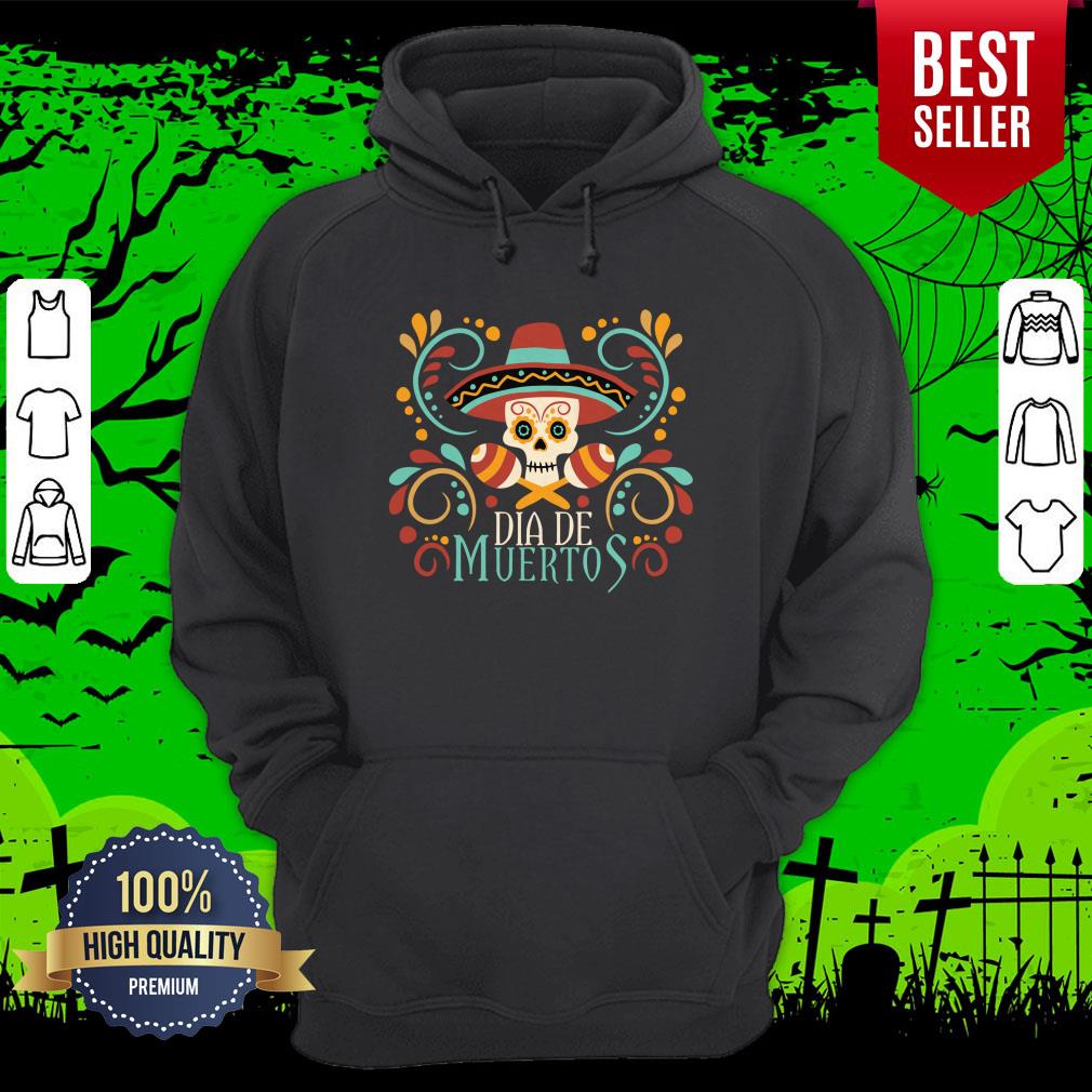 Mexcian Skull Day Dead Dia De Muertos Shirt - Image 3