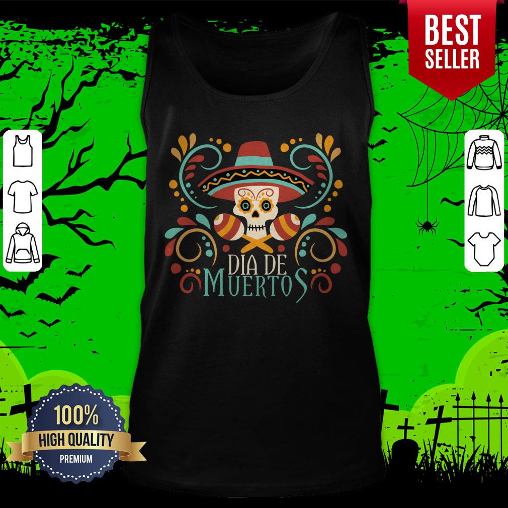 Mexcian Skull Day Dead Dia De Muertos Shirt - Image 5