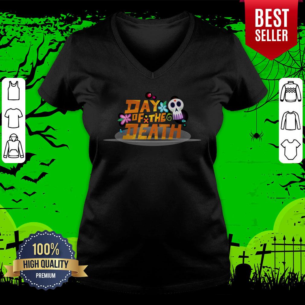 Mexican Day Of The Death Dia De Muertos Sugar Skull Shirt - Image 3