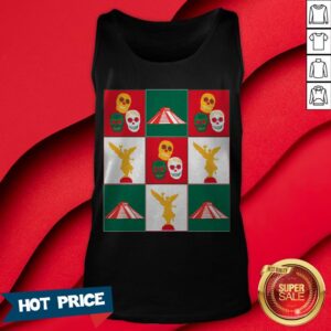 Alternative view of Mexico City Day Of Dead Dia De Muertos Sugar Skull Shirt