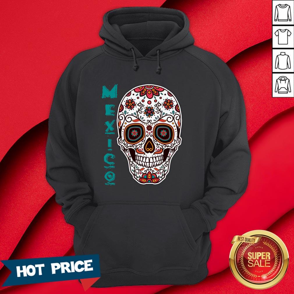 Mexico Sugar Skull Souvenir Day Of Dead Shirt - Image 5