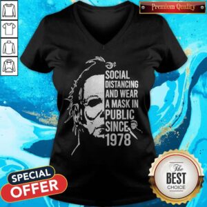 Alternative view of Michael Myers Social Distancing And Wear A Mask In Public Since 1978 Shirt