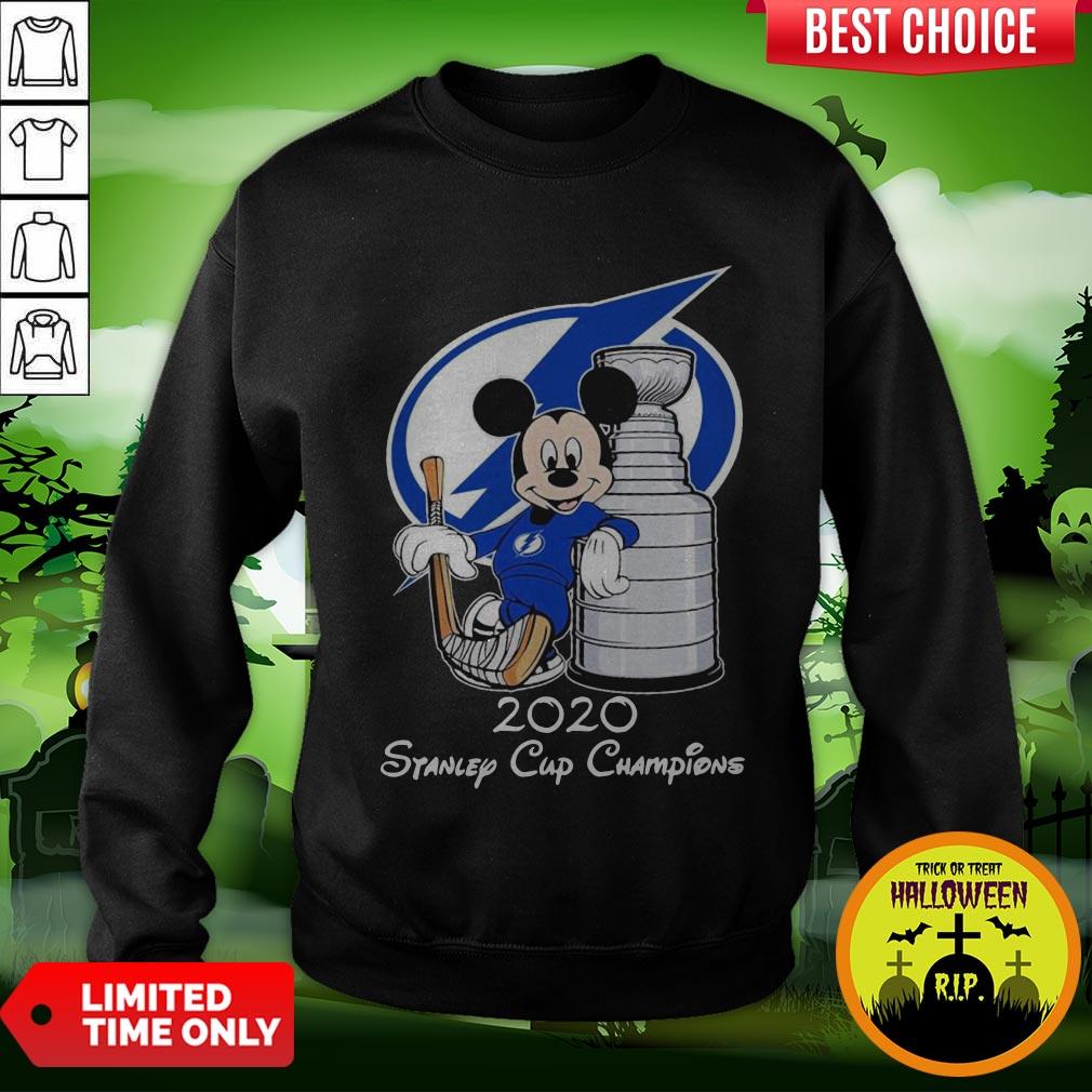 Mickey Mouse 2020 Stanley Cup Champions Shirt - Image 4