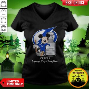 Alternative view of Mickey Mouse 2020 Stanley Cup Champions Shirt