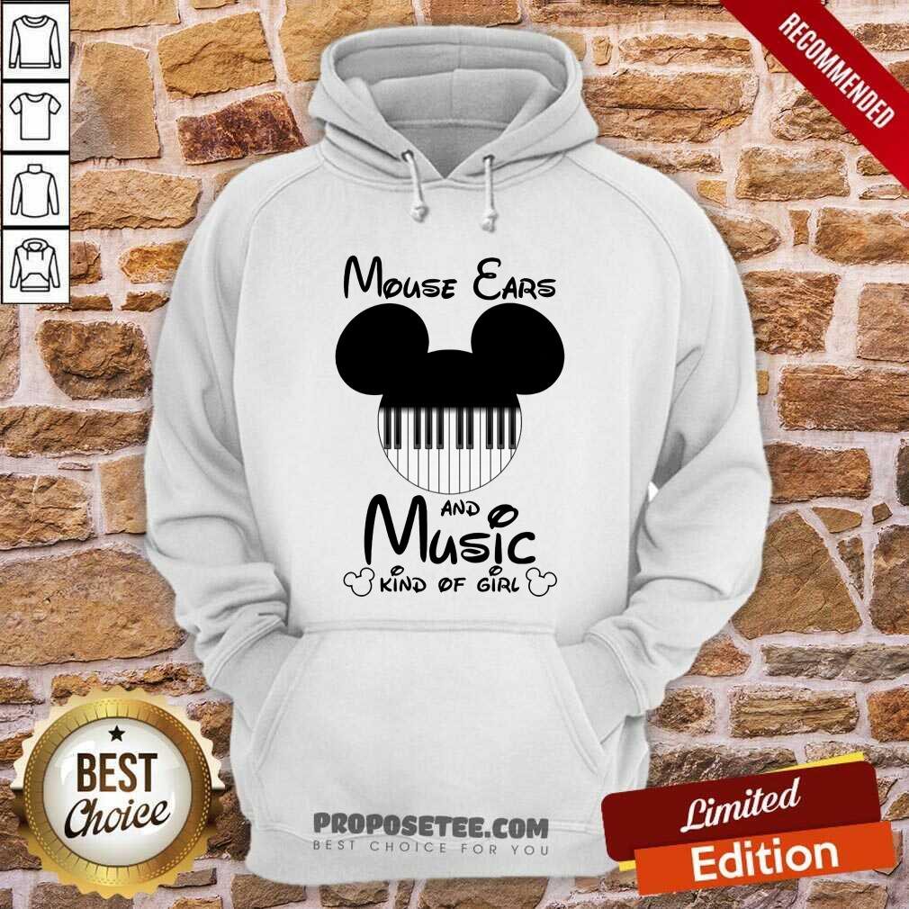 Mickey Mouse Ears And Music Kind Of Girl Shirt - Image 2