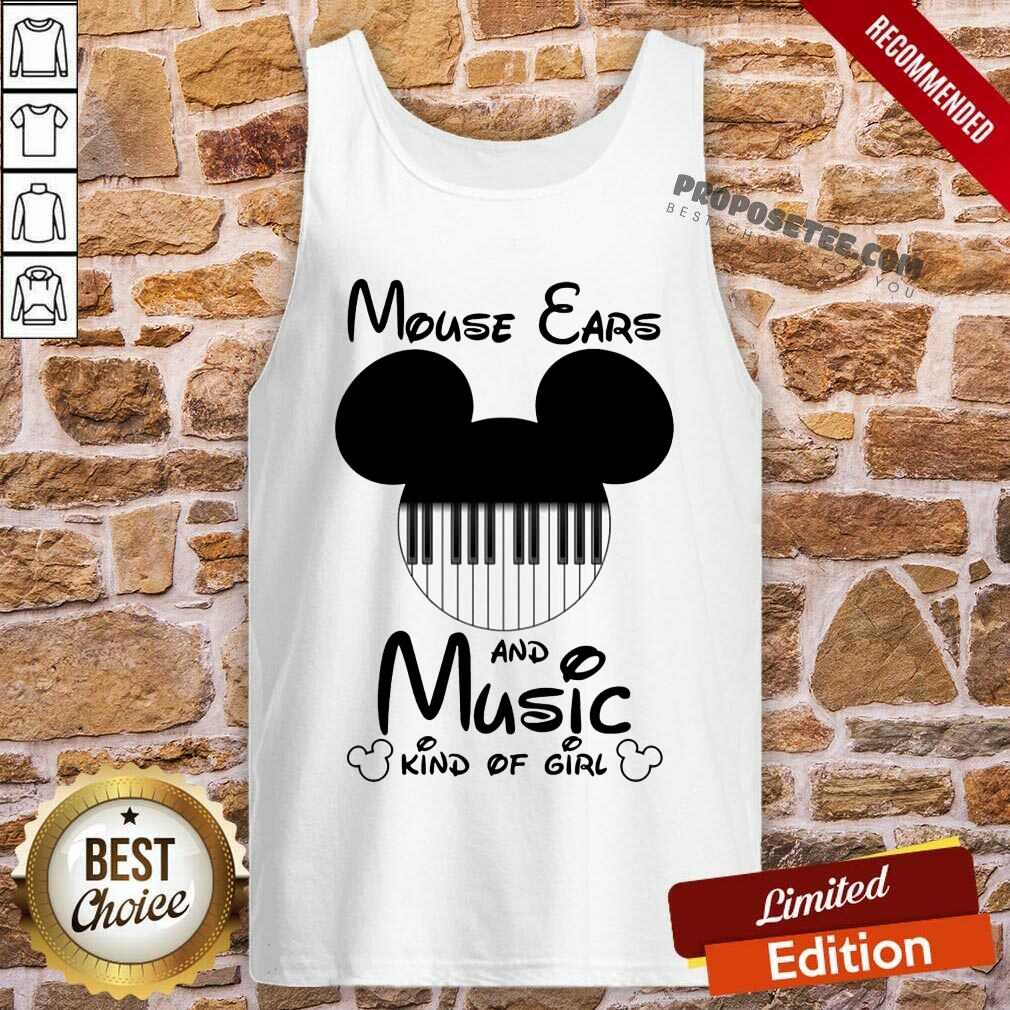 Mickey Mouse Ears And Music Kind Of Girl Shirt - Image 4