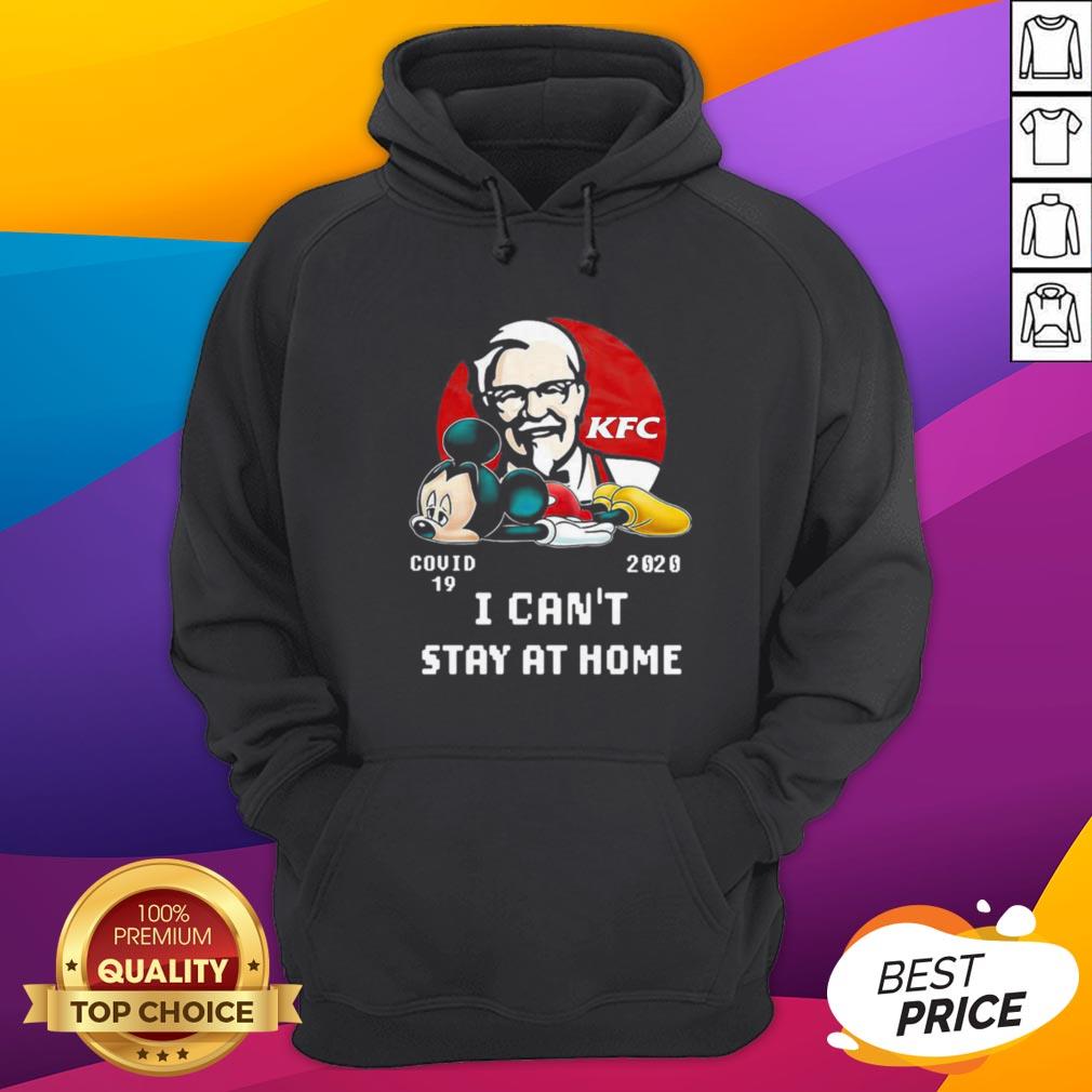 Mickey Mouse KFC Covid 19 2020 I Can Stay At Home Shirt - Image 2