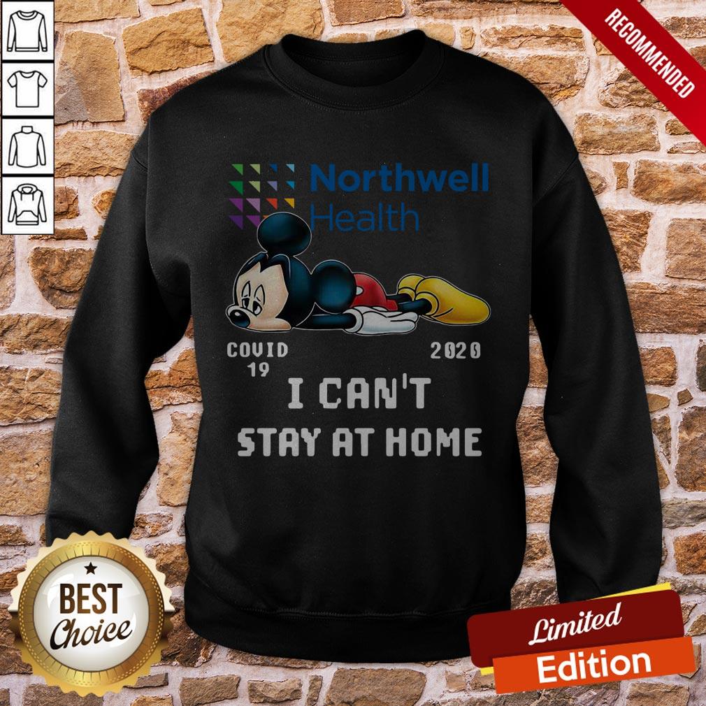 Mickey Mouse Northwell Health Covid 19 2020 I Can Stay At Home Shirt - Image 5