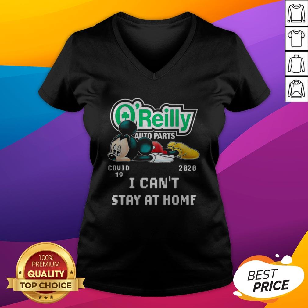 Mickey Mouse O’reilly Auto Parts Covid 19 2020 I Can Stay At Home Shirt - Image 4