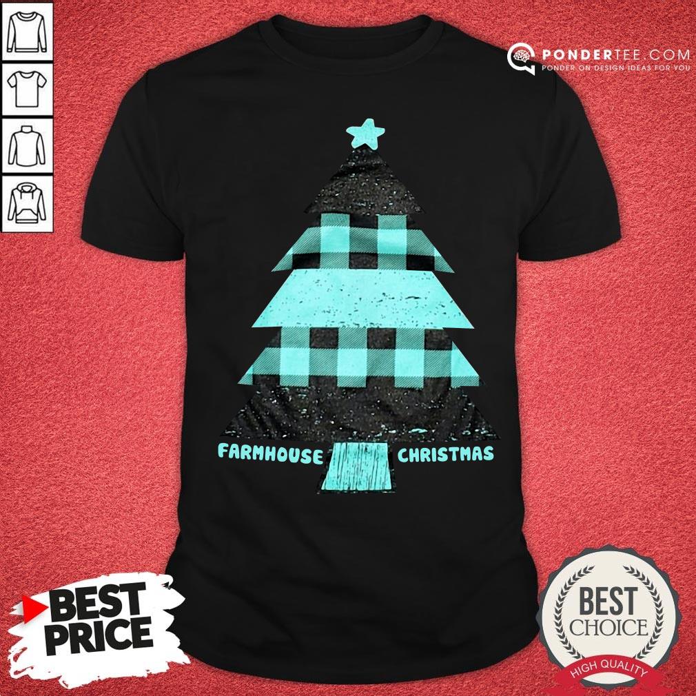 Mint Farmhouse Christmas Raglan Shirt