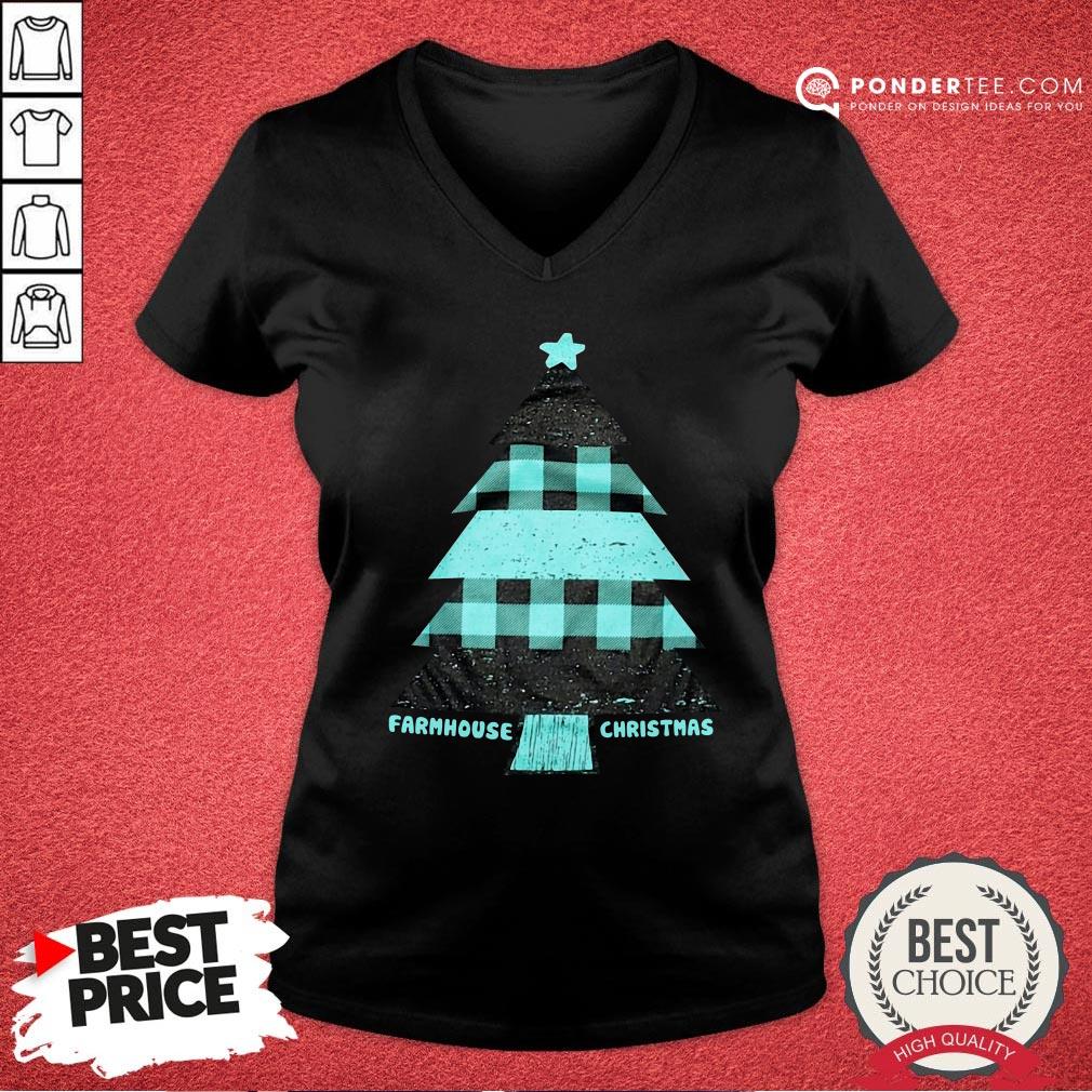 Mint Farmhouse Christmas Raglan Shirt - Image 3
