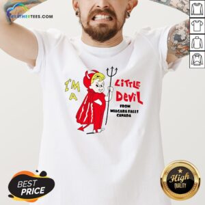 Alternative view of Miss I’m A Little Devil From Niagara Falls Canada Shirt