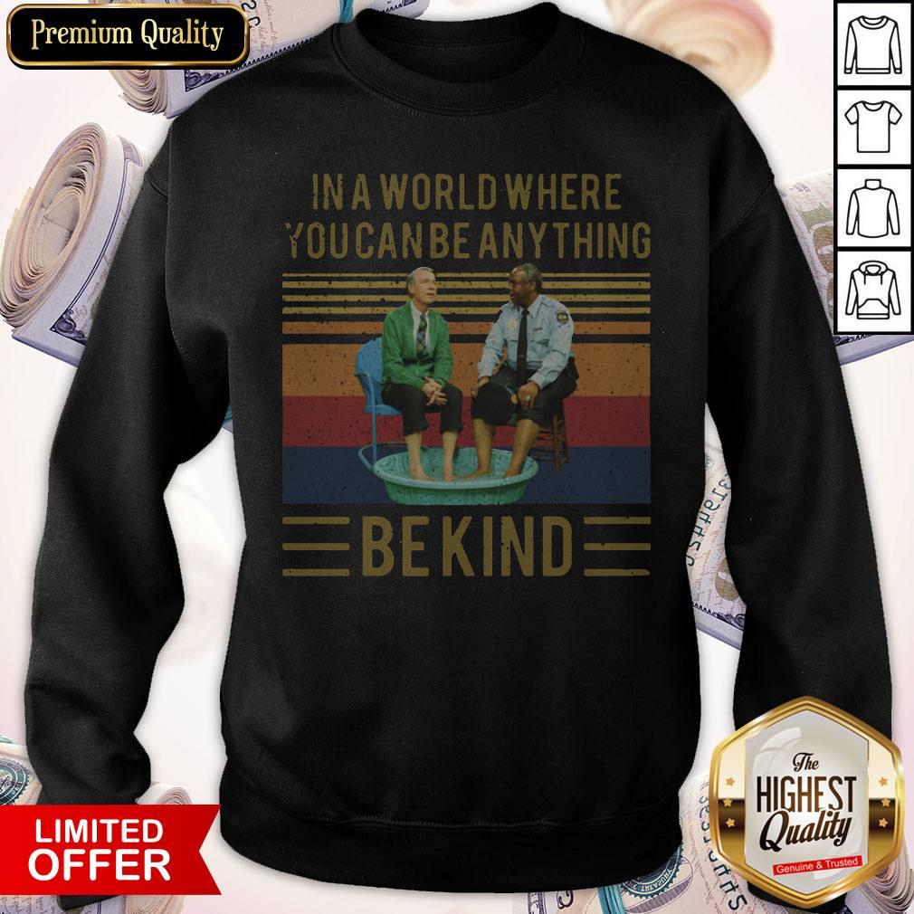 Mister Rogers Gay Police In A World Where You Can Be Anything Bekind Vintage Shirt - Image 4