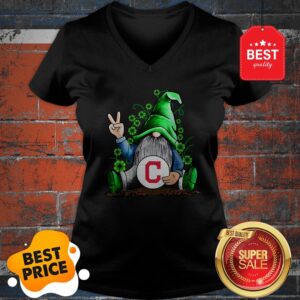 Alternative view of MLB Gnomes Lucky Hug Cleveland Indians Baseball Shirt