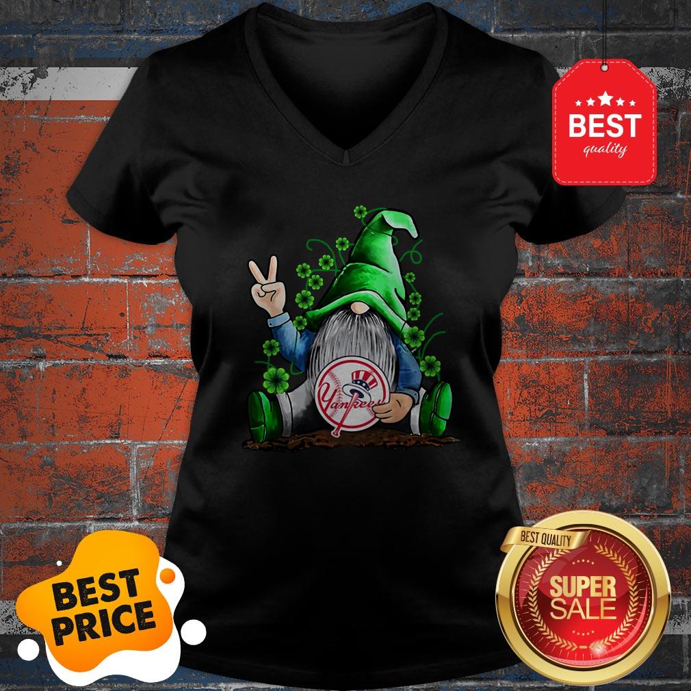 MLB Gnomes Lucky Hug New York Yankees Baseball Shirt - Image 2