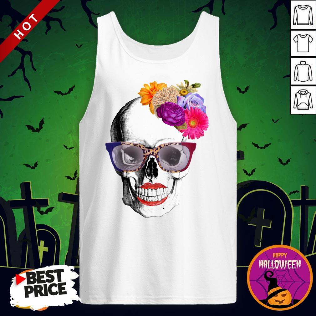 Modern Lady Day Of The Dead Muertos Shirt - Image 3