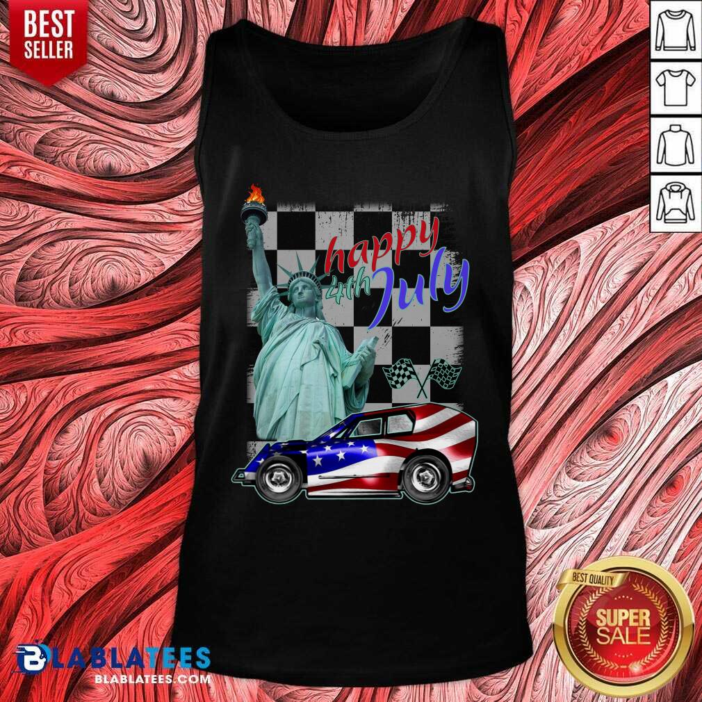 Modlite Car Liberty Happy 4th Of July Shirt - Image 3