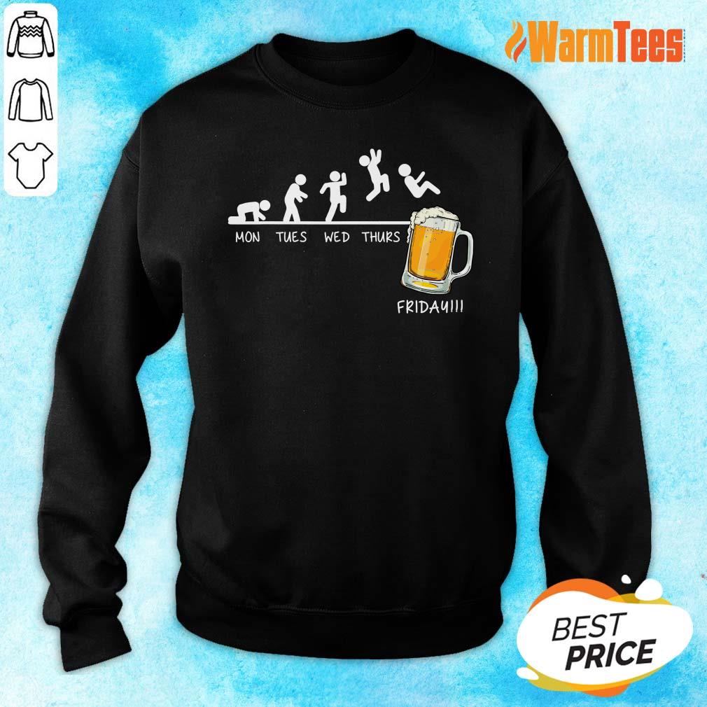 Monday Tuesday Friday Beer Shirt - Image 5