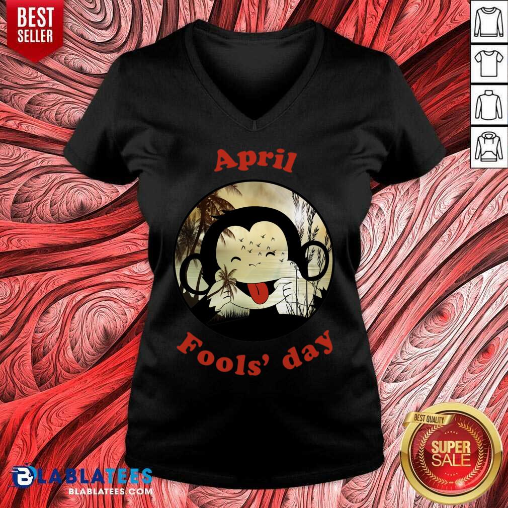 Monkey April Fool's And Yes Its My Birthday Shirt - Image 3