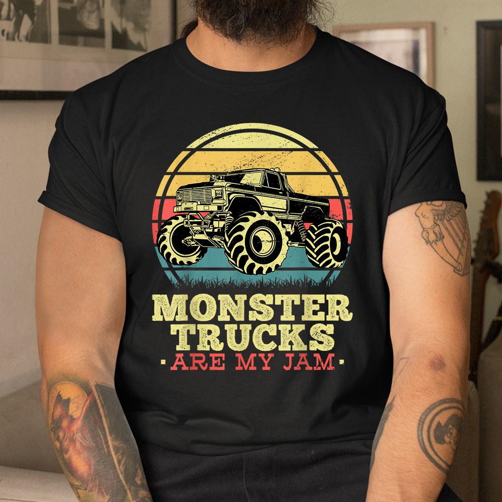 Monster Truck Are My Jam For Monster Truck Shirt - Image 3