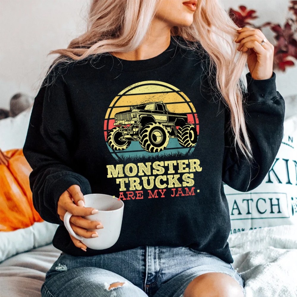 Monster Truck Are My Jam For Monster Truck Shirt - Image 2