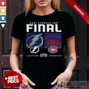 Montreal Canadiens And Tampa Bay Lightning 2021 Stanley Cup Final Shirt